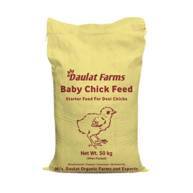 Daulat Farms Baby Chick Feed (Desi Starter - Pre Starter Feed) - 50kg Bag
